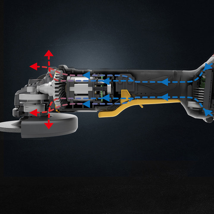 CAT DX31B 18Volt 115mm Kömürsüz Profesyonel Avuç Taşlama(Akü ve Şarj Cihazı Dahil Değildir.) 7