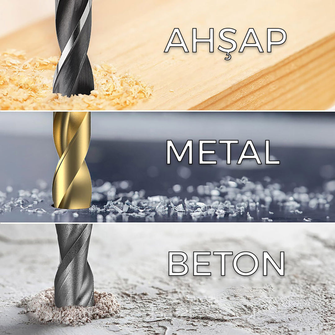 Cat DA01903 201 Parça Delme/Vidalama/Allen Universal Matkap Ucu 3