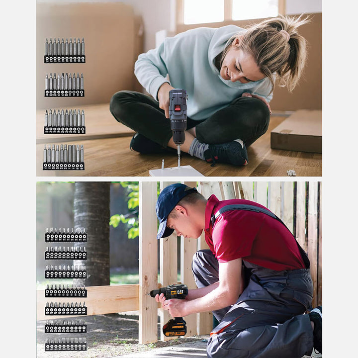 Cat DA01903 201 Parça Delme/Vidalama/Allen Universal Matkap Ucu 5