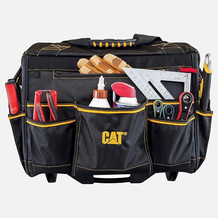 Cat DA980198 18`` Tekerlekli Ağır Hizmet Bez Alet Takım Çantası 7
