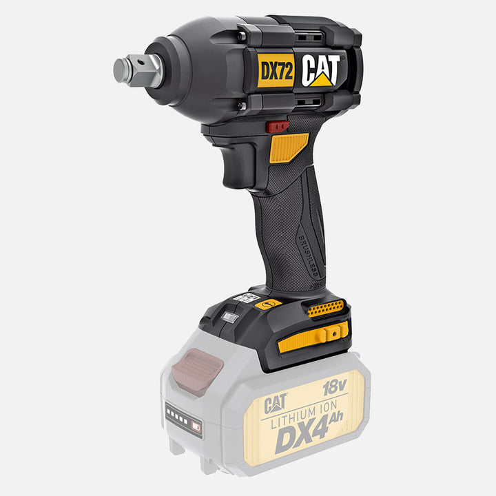 CAT DX72B 18Volt 350Nm Kömürsüz Profesyonel Şarjlı Somun Sıkma(Akü ve Şarj Cihazı Dahil Değildir.) 10