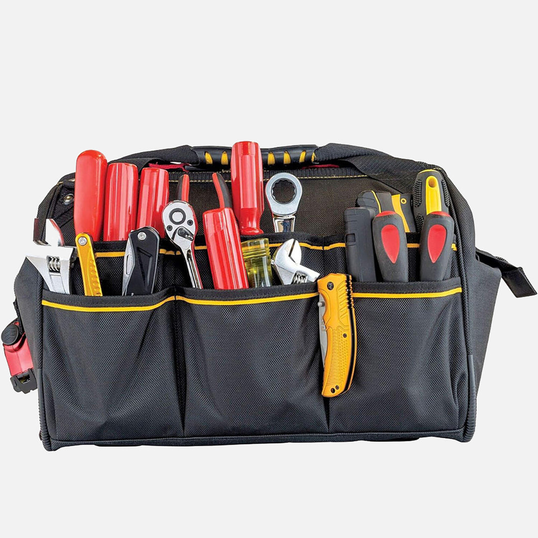 Cat DA980192 16`` Ağır Hizmet Geniş Ağızlı Bez Alet Takım Çantası 6