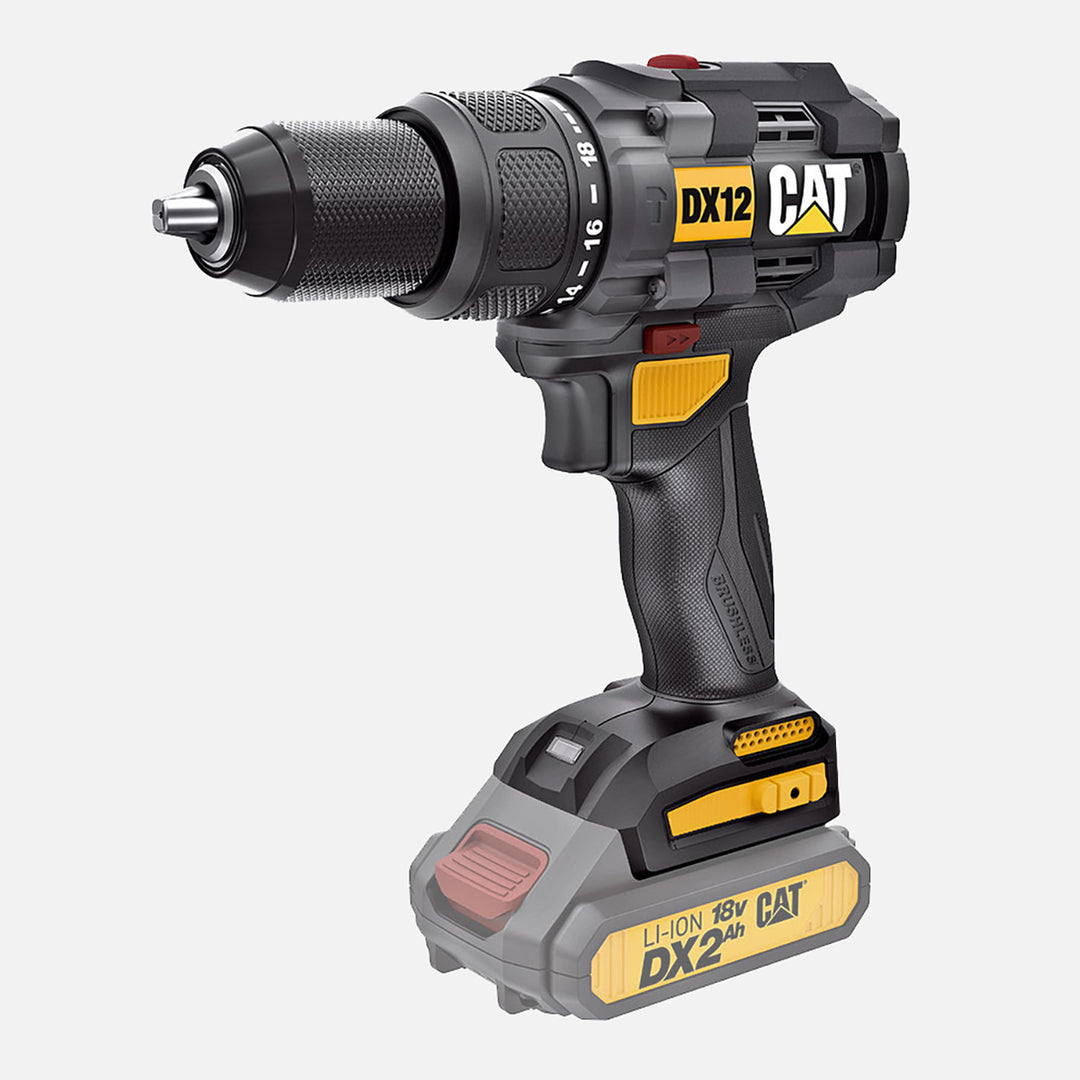 CAT DX12B 18Volt Kömürsüz Profesyonel Şarjlı Darbeli Matkap(Akü ve Şarj Cihazı Dahil Değildir.) 6