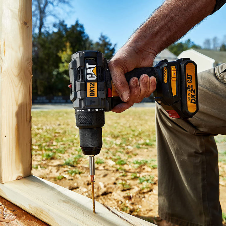 CAT DX12B 18Volt Kömürsüz Profesyonel Şarjlı Darbeli Matkap(Akü ve Şarj Cihazı Dahil Değildir.) 10