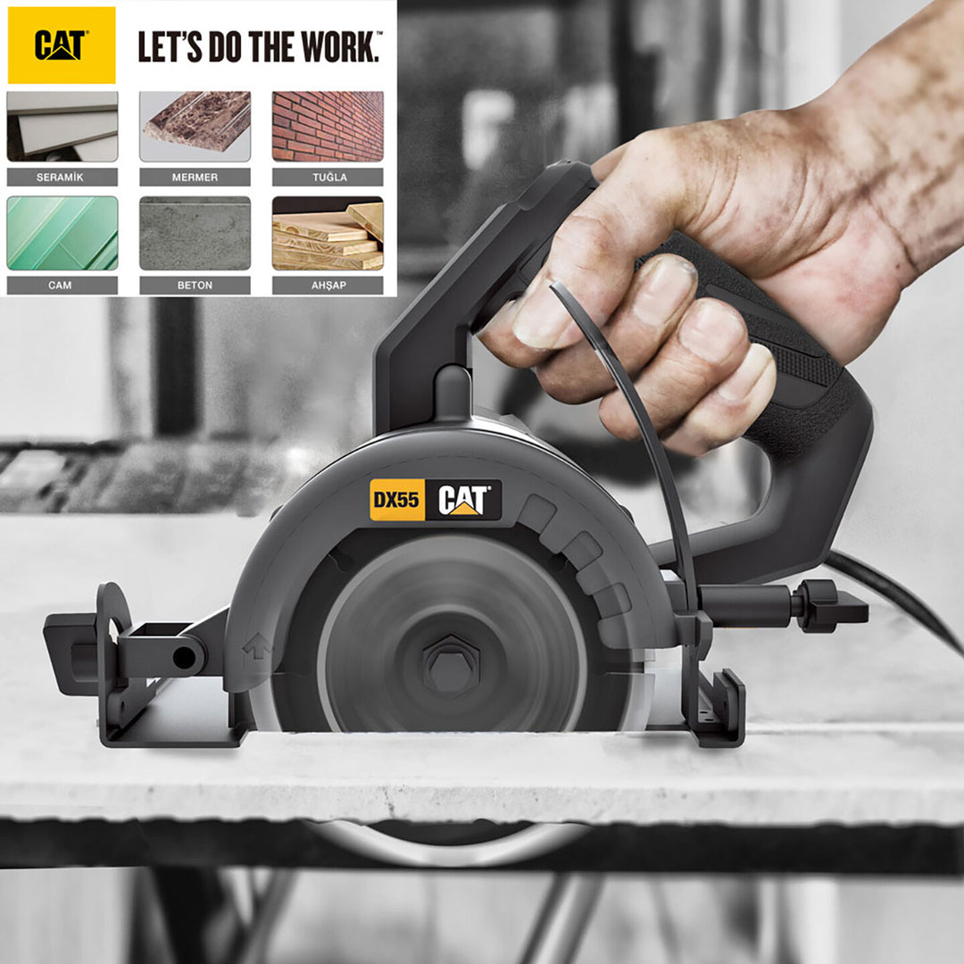 CAT DX55 1400Watt 110mm Profesyonel Sulu/Kuru Seramik Kesme 6