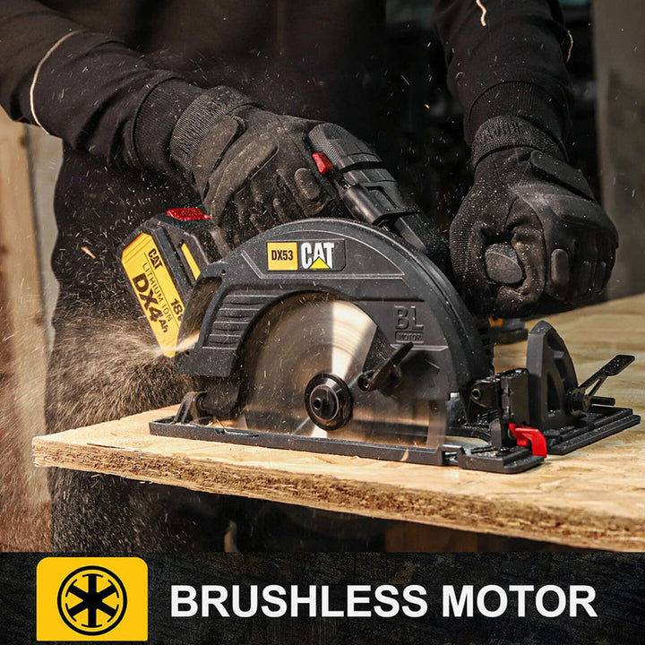 CAT DX53B 18Volt 185mm Kömürsüz Profesyonel Daire Testere (Akü Dahil Değildir) 3