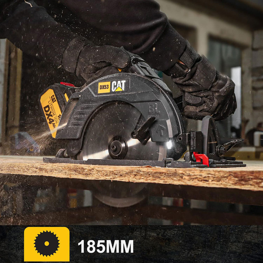 CAT DX53B 18Volt 185mm Kömürsüz Profesyonel Daire Testere (Akü Dahil Değildir) 4