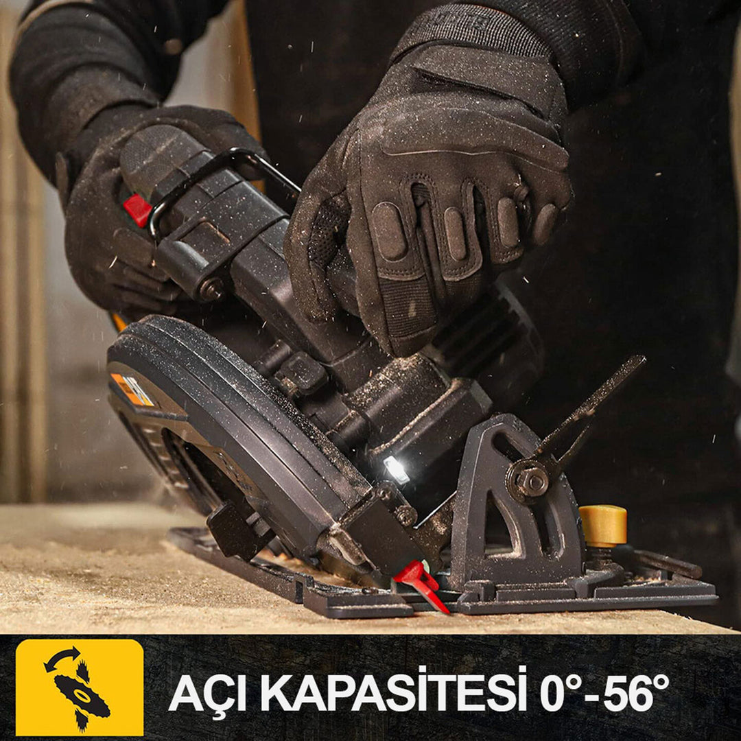 CAT DX53B 18Volt 185mm Kömürsüz Profesyonel Daire Testere (Akü Dahil Değildir) 7