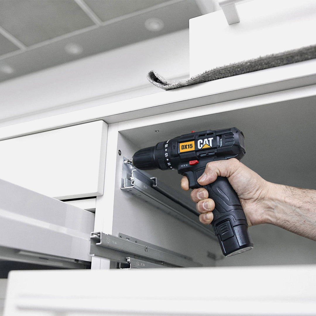 CAT DX15 12 V 2 Ah Tek Akülü Li-ion Profesyonel Darbeli Akülü Matkap 8