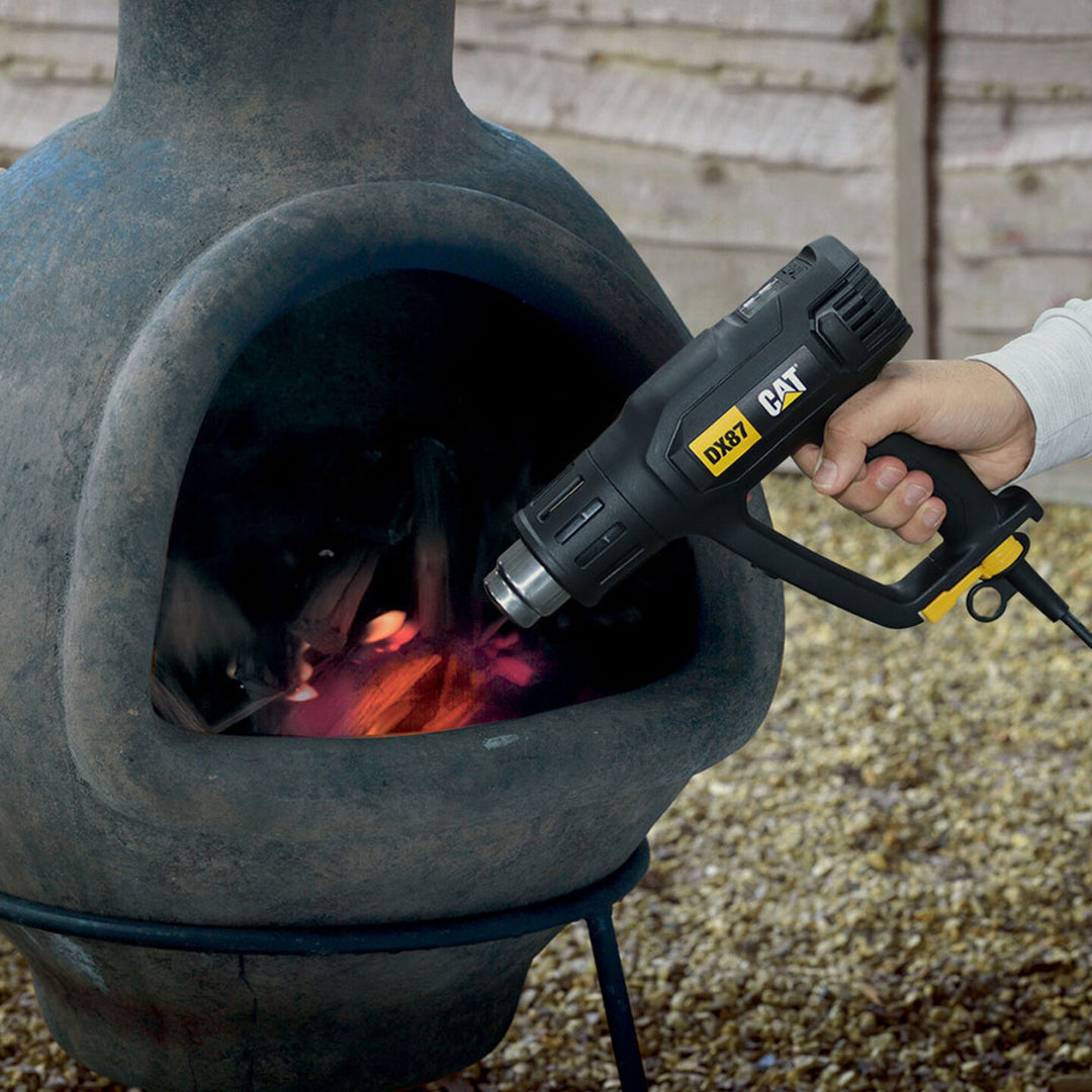 CAT DX87 2000Watt Dijital Göstergeli Profesyonel Sıcak Hava Tabancası + 5 Adet Aksesuar 3