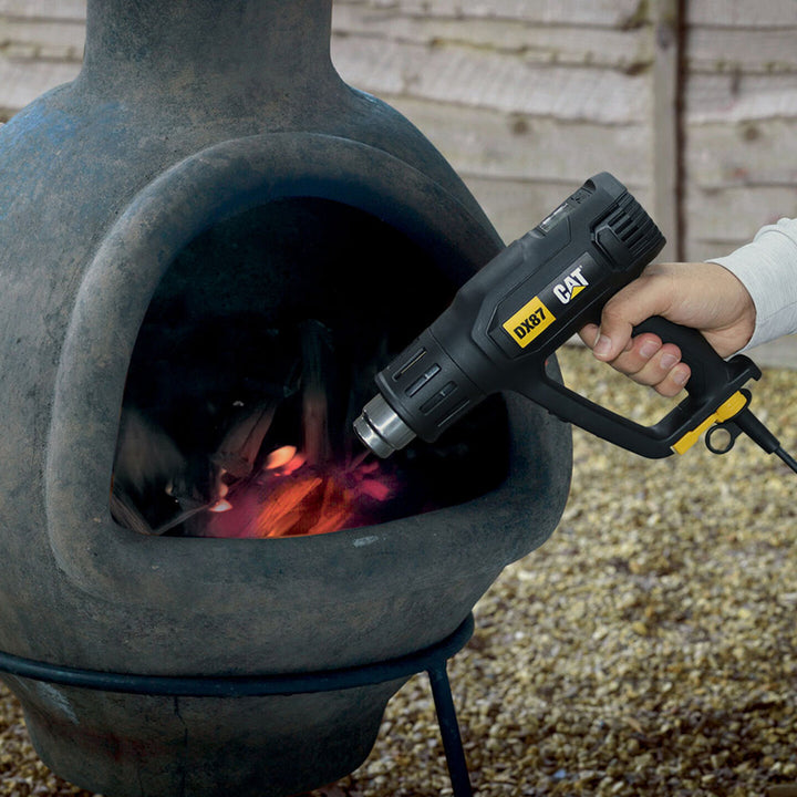 CAT DX87 2000Watt Dijital Göstergeli Profesyonel Sıcak Hava Tabancası + 5 Adet Aksesuar 3