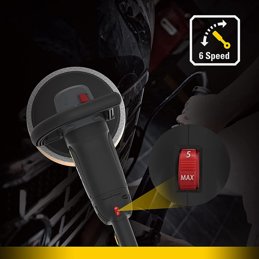 CAT DX38 1400Watt 180MM Devir Ayarlı Profesyonel Polisaj Makinesi 4