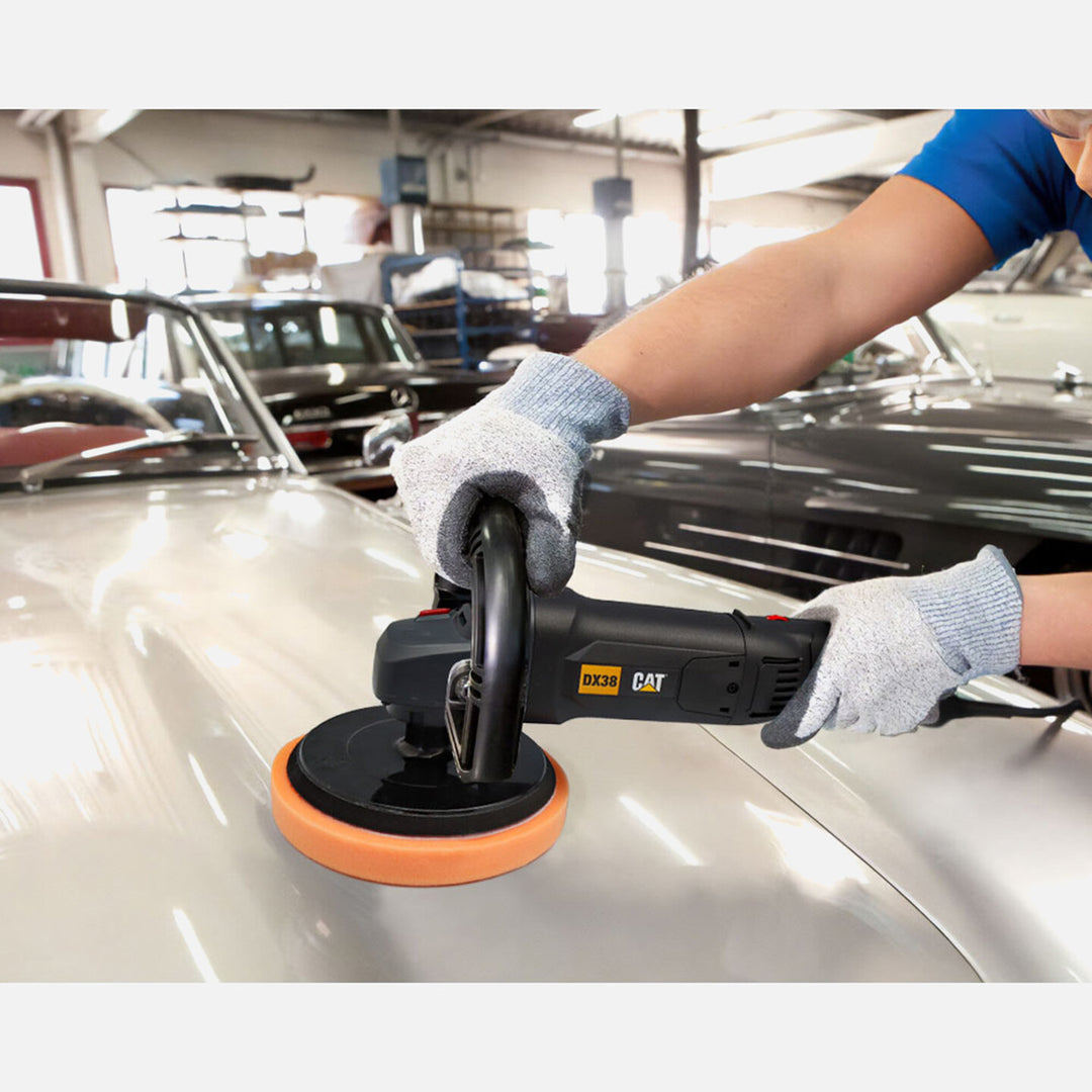 CAT DX38 1400Watt 180MM Devir Ayarlı Profesyonel Polisaj Makinesi 7
