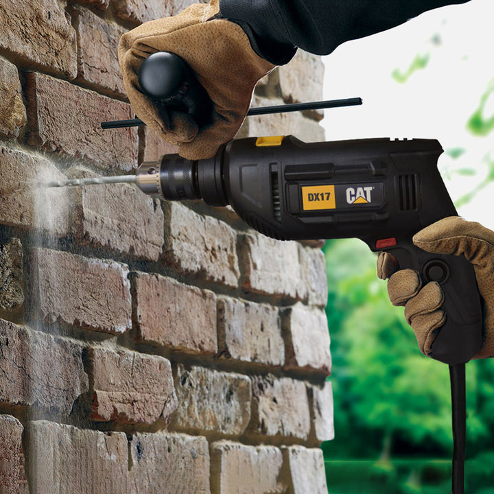 CAT DX17.1 750Watt 13mm Profesyonel Darbeli Matkap + 8 Parça Aksesuar 7