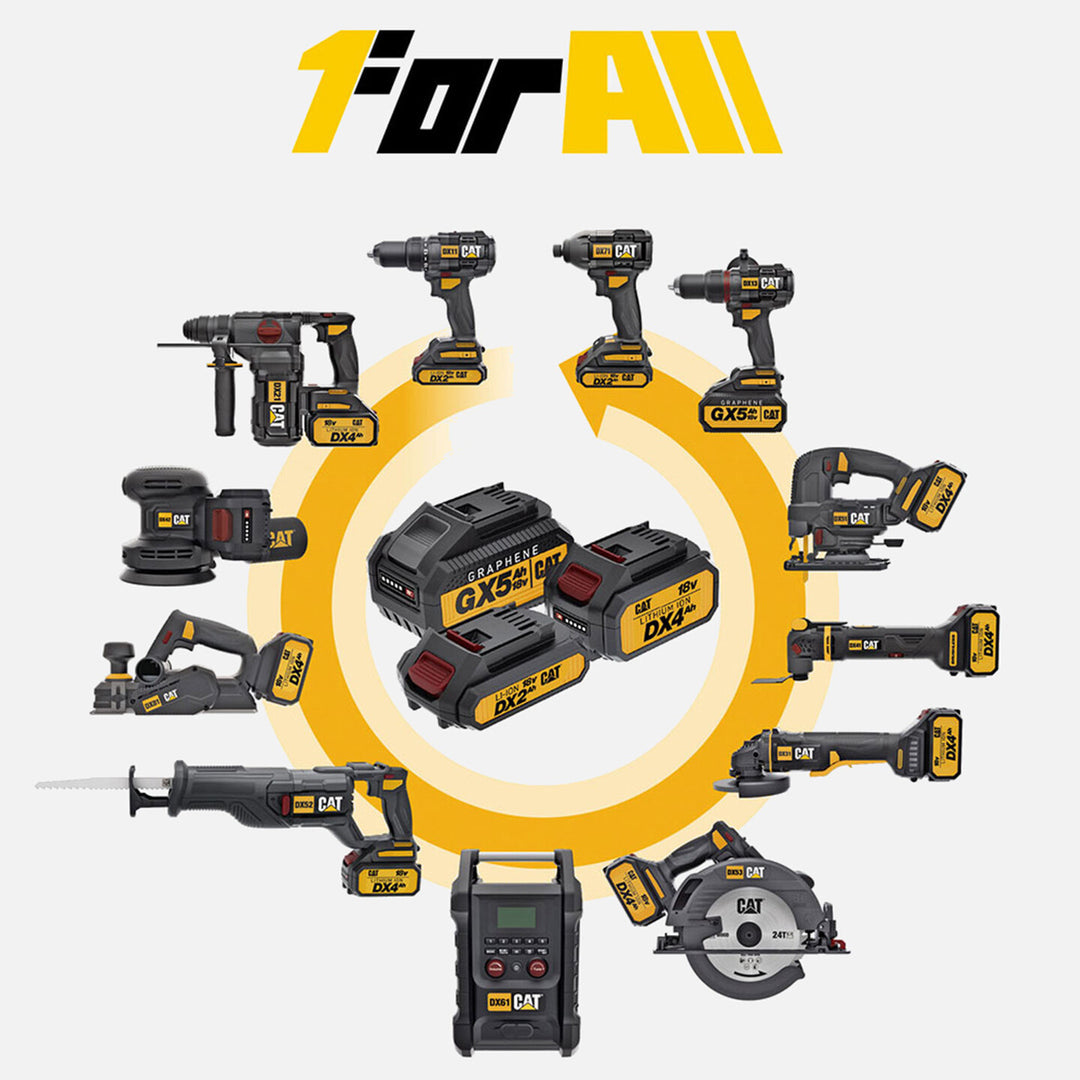 CAT DX52B 18Volt Profesyonel Tilki Kuyruğu Testere (Akü Dahil Değildir) 6