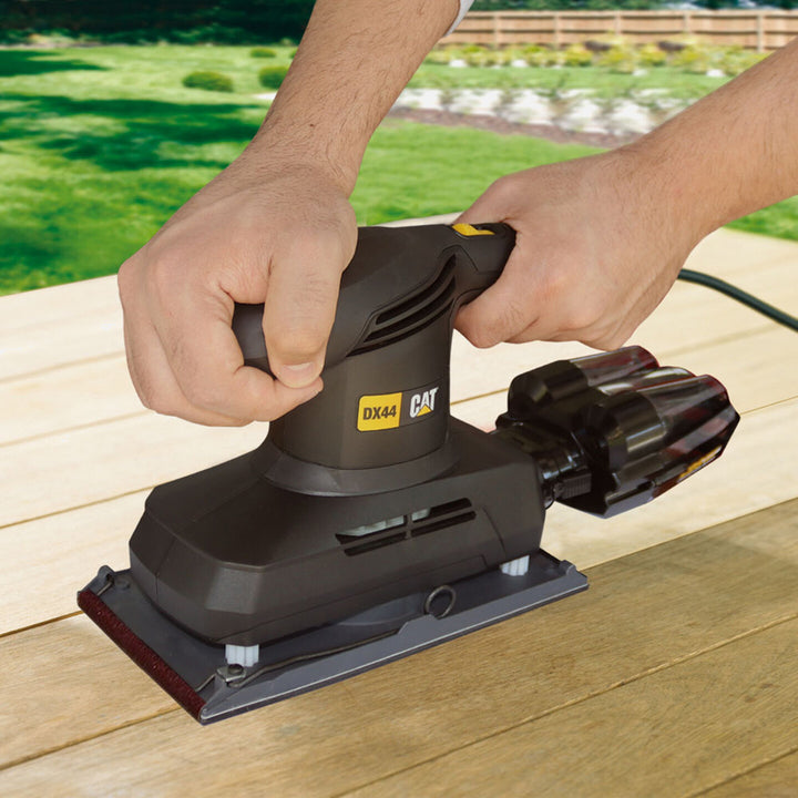 CAT DX44 350Watt Profesyonel Devir Ayarlı Titreşimli Zımpara 3