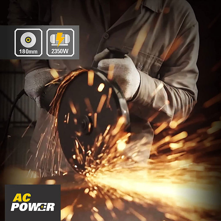 CAT DX352 2350W 180mm Profesyonel Dönebilir Tutma Kollu Büyük Taşlama 4