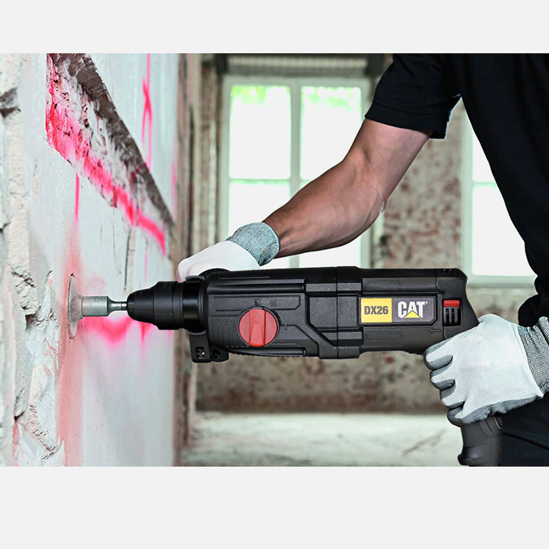 CAT DX26 800Watt 3.0J 26MM Profesyonel SDS-Plus Kırıcı/Delici 8
