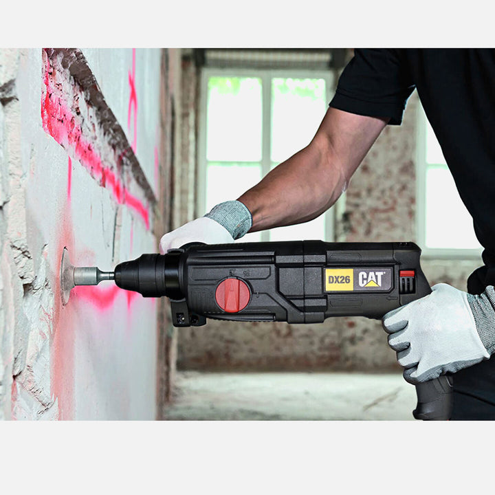 CAT DX26 800Watt 3.0J 26MM Profesyonel SDS-Plus Kırıcı/Delici 8