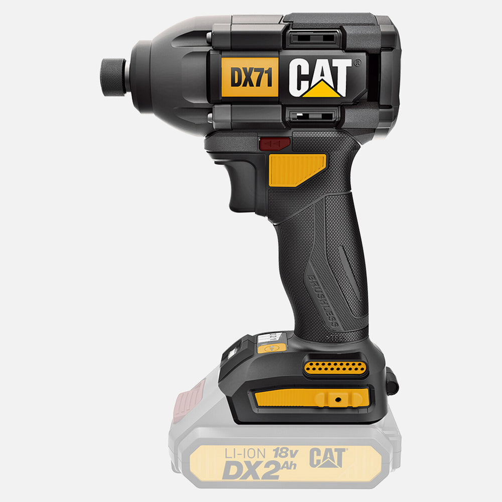 CAT DX71B 18Volt 215Nm Kömürsüz Profesyonel Şarjlı Darbeli Tornavida (Akü Dahil Değildir) 2