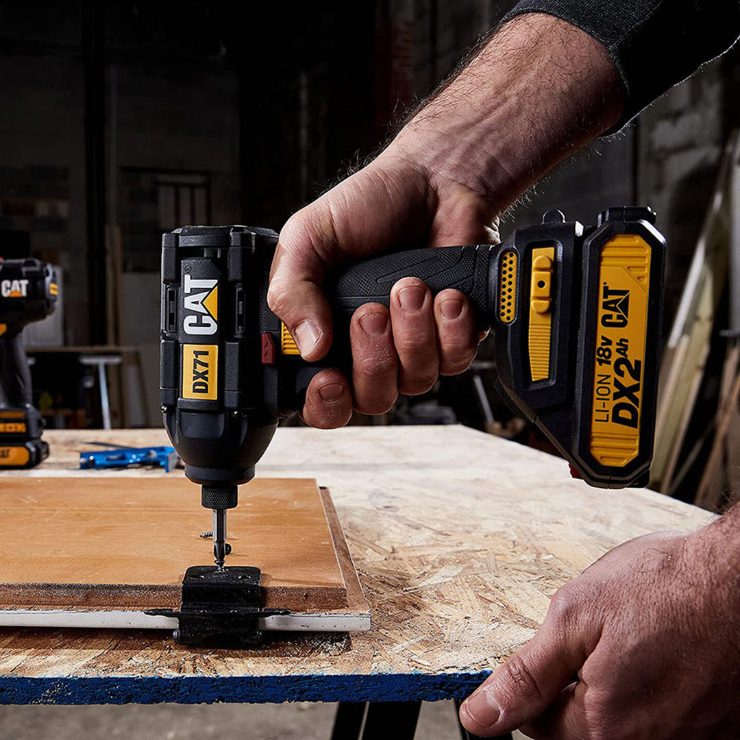 CAT DX71B 18Volt 215Nm Kömürsüz Profesyonel Şarjlı Darbeli Tornavida (Akü Dahil Değildir) 7