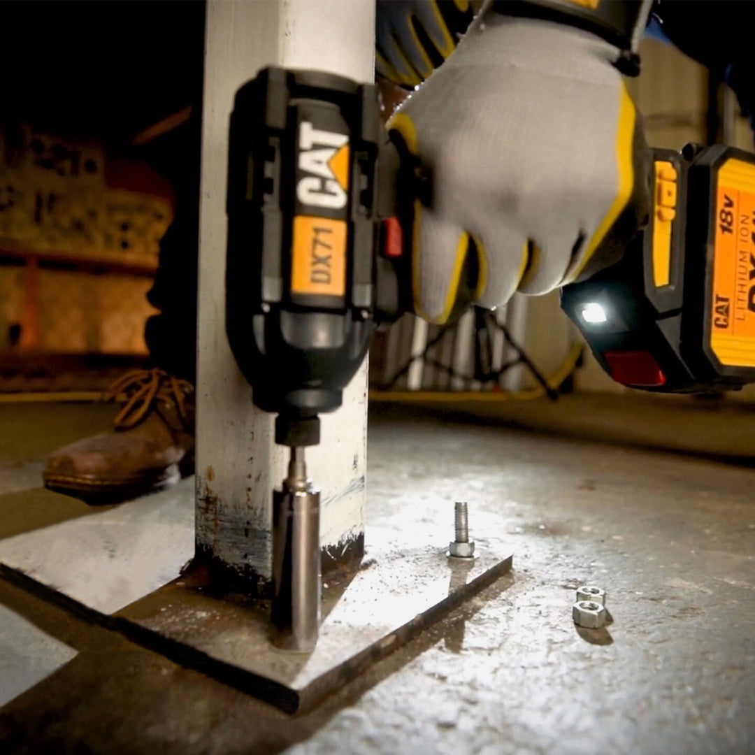 CAT DX71B 18Volt 215Nm Kömürsüz Profesyonel Şarjlı Darbeli Tornavida (Akü Dahil Değildir) 9