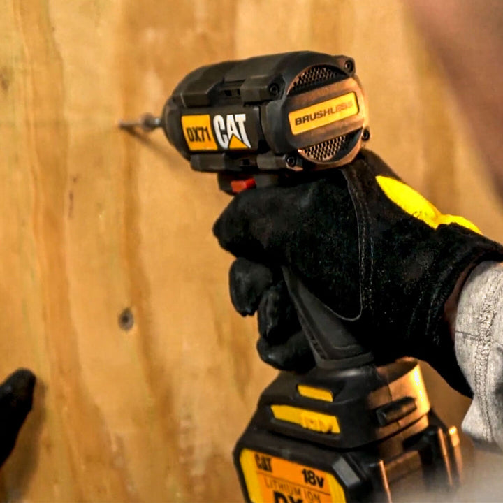 CAT DX71 18Volt 2.0Ah Li-ion Çift Akülü 215Nm Kömürsüz Profesyonel Şarjlı Darbeli Tornavida 4