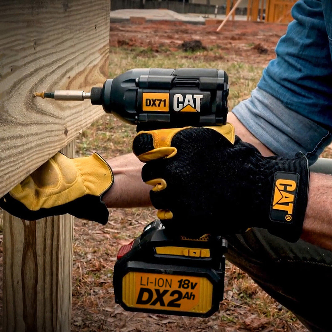 CAT DX71 18Volt 2.0Ah Li-ion Çift Akülü 215Nm Kömürsüz Profesyonel Şarjlı Darbeli Tornavida 7