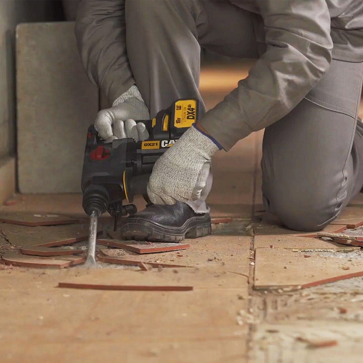 CAT DX21 18Volt 4.0Ah 2.2J Li-ion Çift Akülü Şarjlı Kömürsüz Profesyonel SDS-Plus Pnömatik Kırıcı Delici 3
