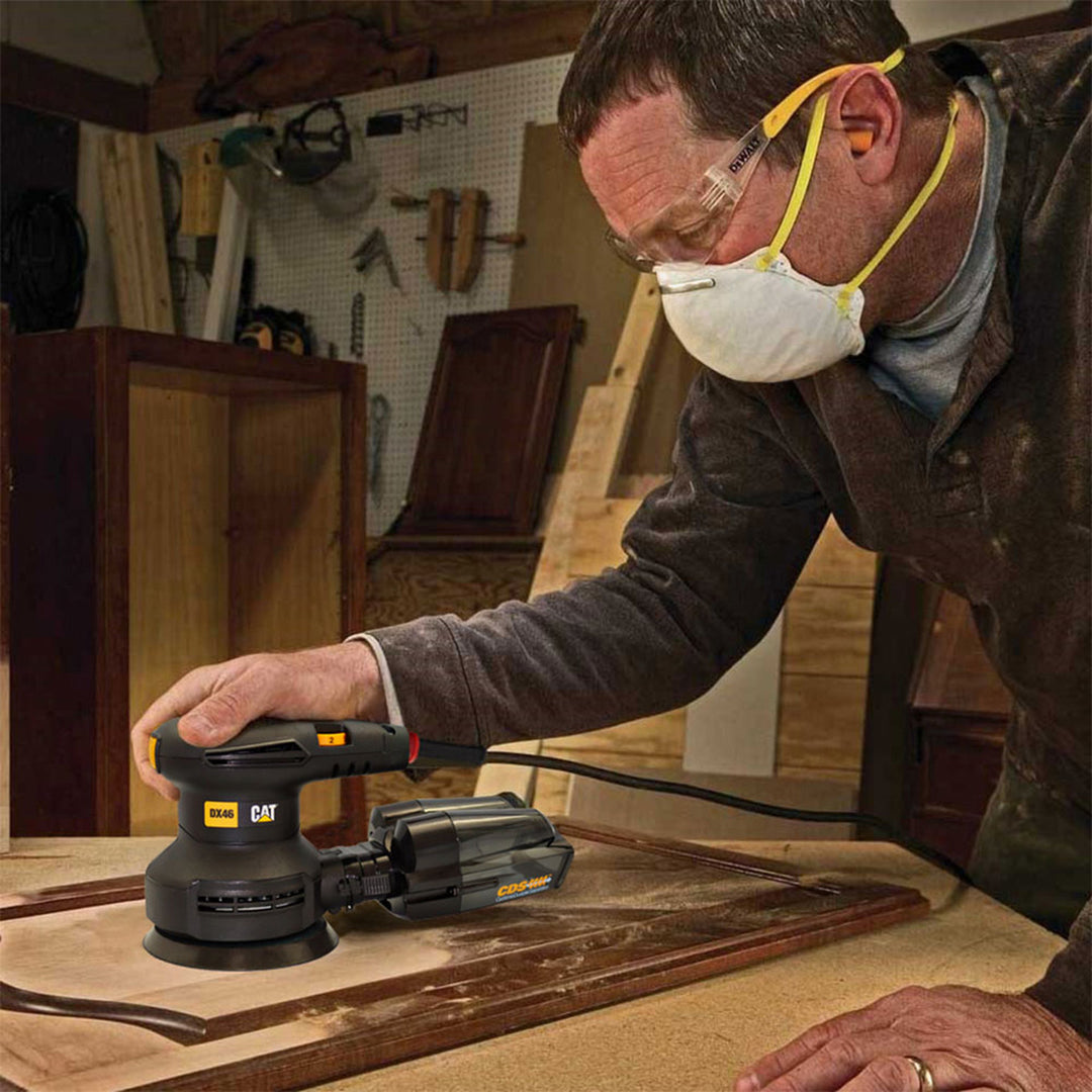 CAT DX46 400Watt 125mm Profesyonel Devir Ayarlı Eksantrik Zımpara 10