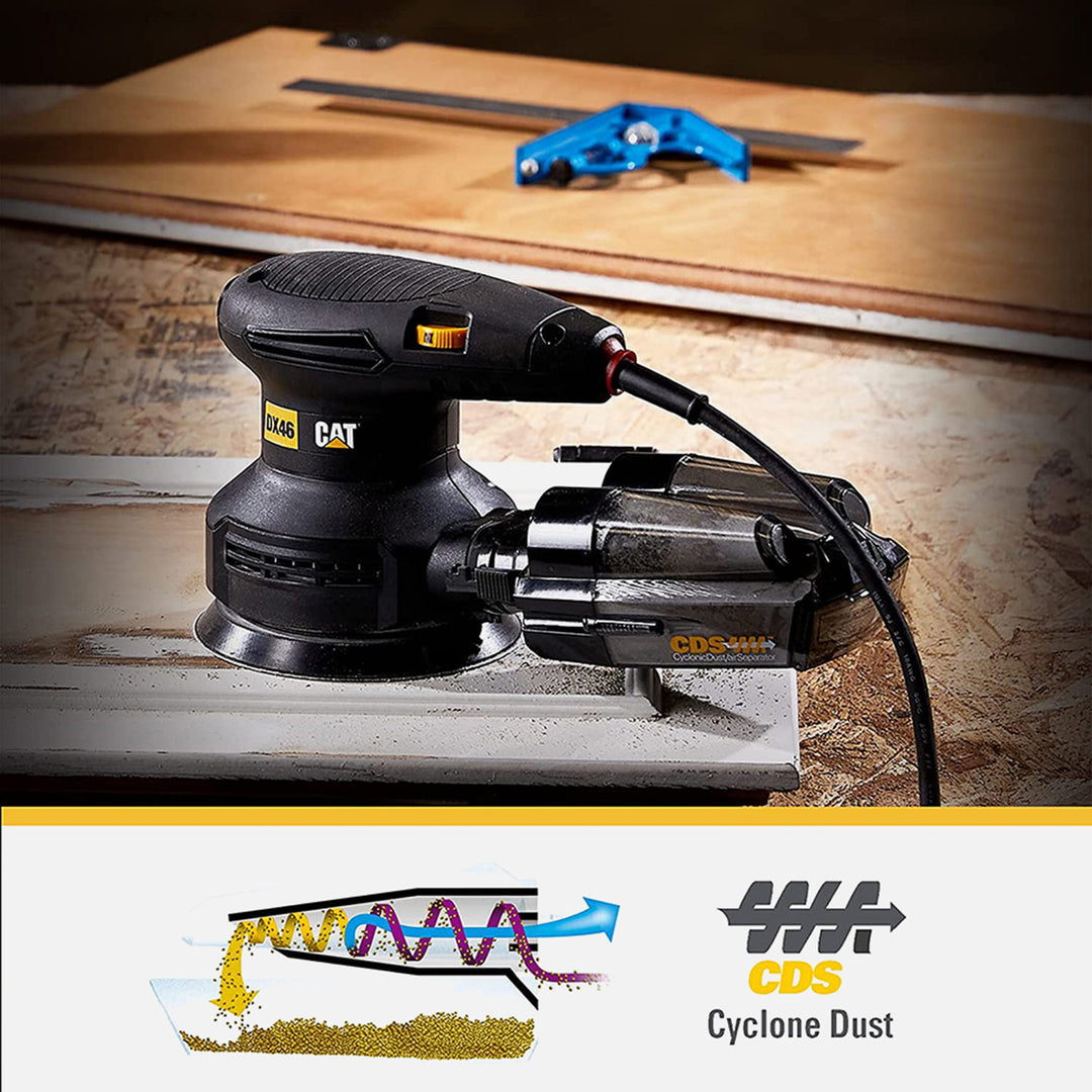 CAT DX46 400Watt 125mm Profesyonel Devir Ayarlı Eksantrik Zımpara 4