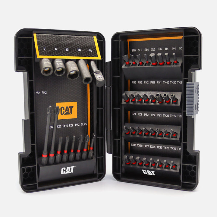 CAT DA01902 45 Parça Manganez Fosfat Alaşımlı Vidalama Uç Seti 2