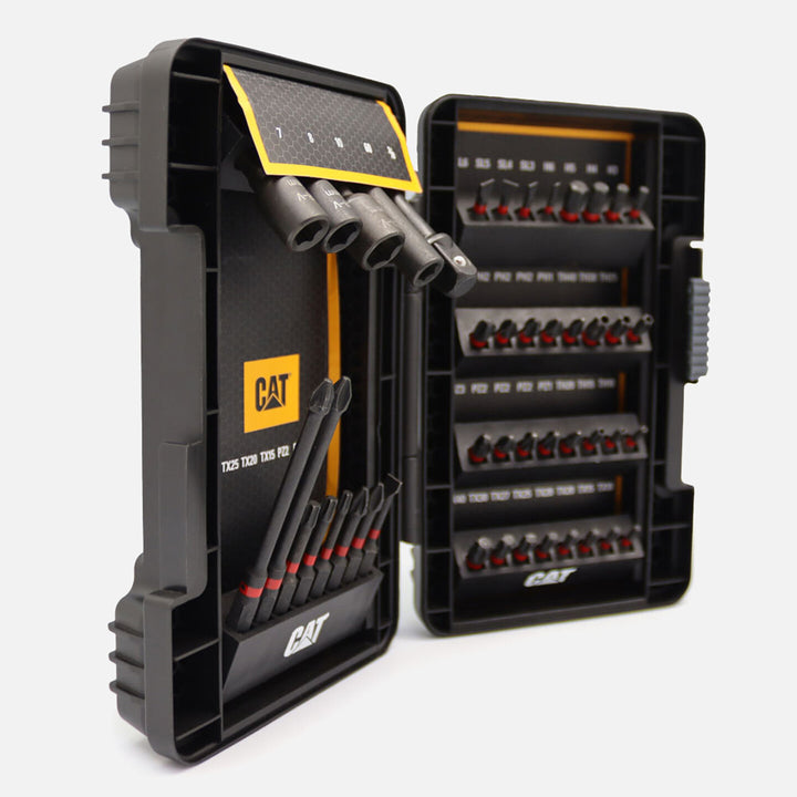 CAT DA01902 45 Parça Manganez Fosfat Alaşımlı Vidalama Uç Seti 4