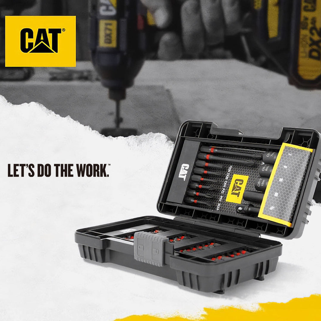 CAT DA01902 45 Parça Manganez Fosfat Alaşımlı Vidalama Uç Seti 7