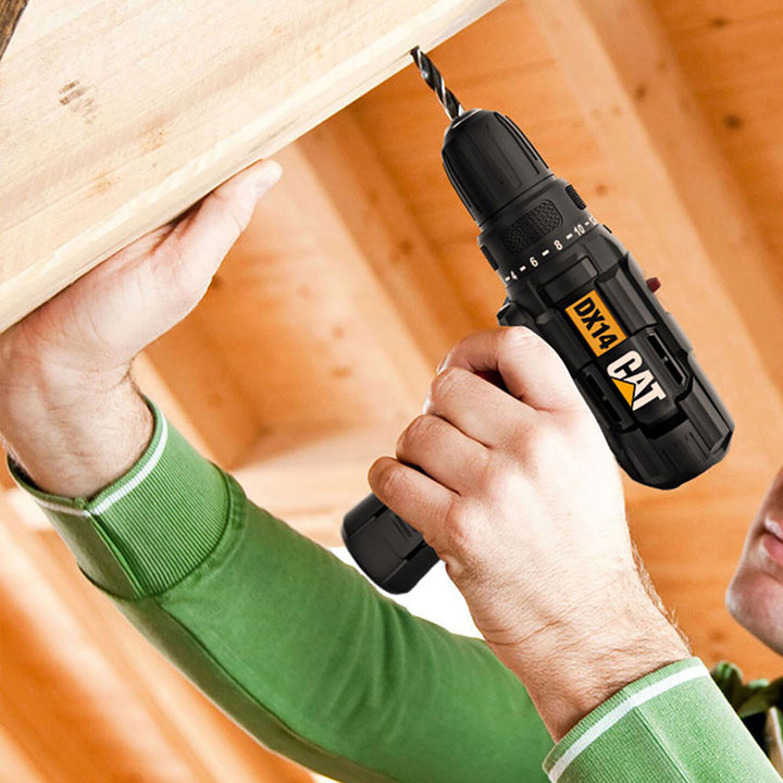 CAT DX14.2 12Volt/2.0Ah Li-ion Çift Akülü Profesyonel Şarjlı Matkap 5