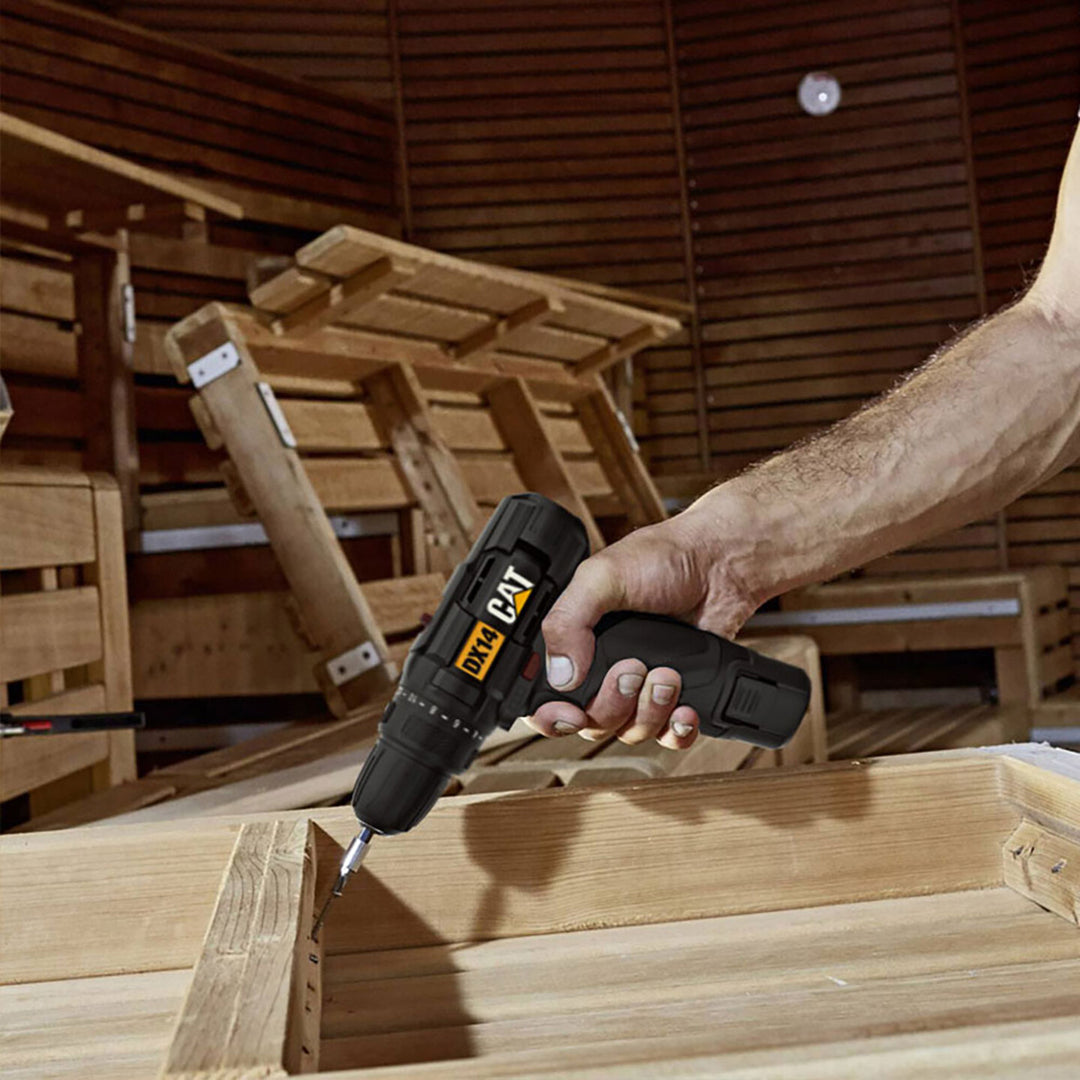 CAT DX14.2 12Volt/2.0Ah Li-ion Çift Akülü Profesyonel Şarjlı Matkap 6