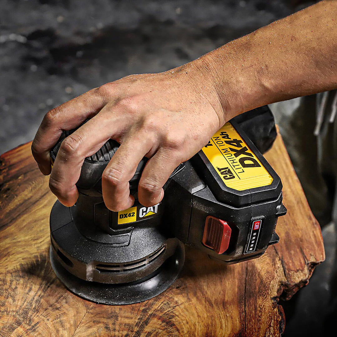 Cat DX42B 18Volt 125mm Profesyonel Devir Ayarlı Eksantrik Zımpara (Akü Dahil Değildir) 6