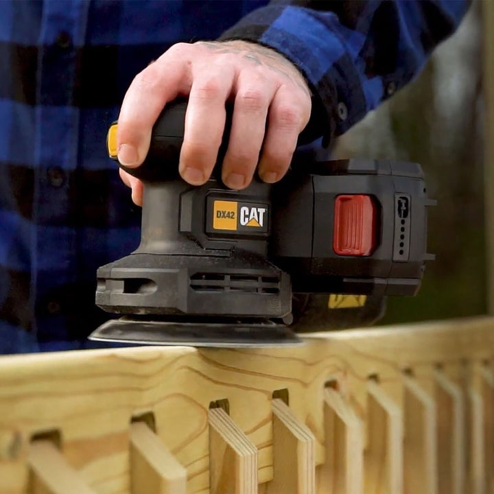 Cat DX42B 18Volt 125mm Profesyonel Devir Ayarlı Eksantrik Zımpara (Akü Dahil Değildir) 8