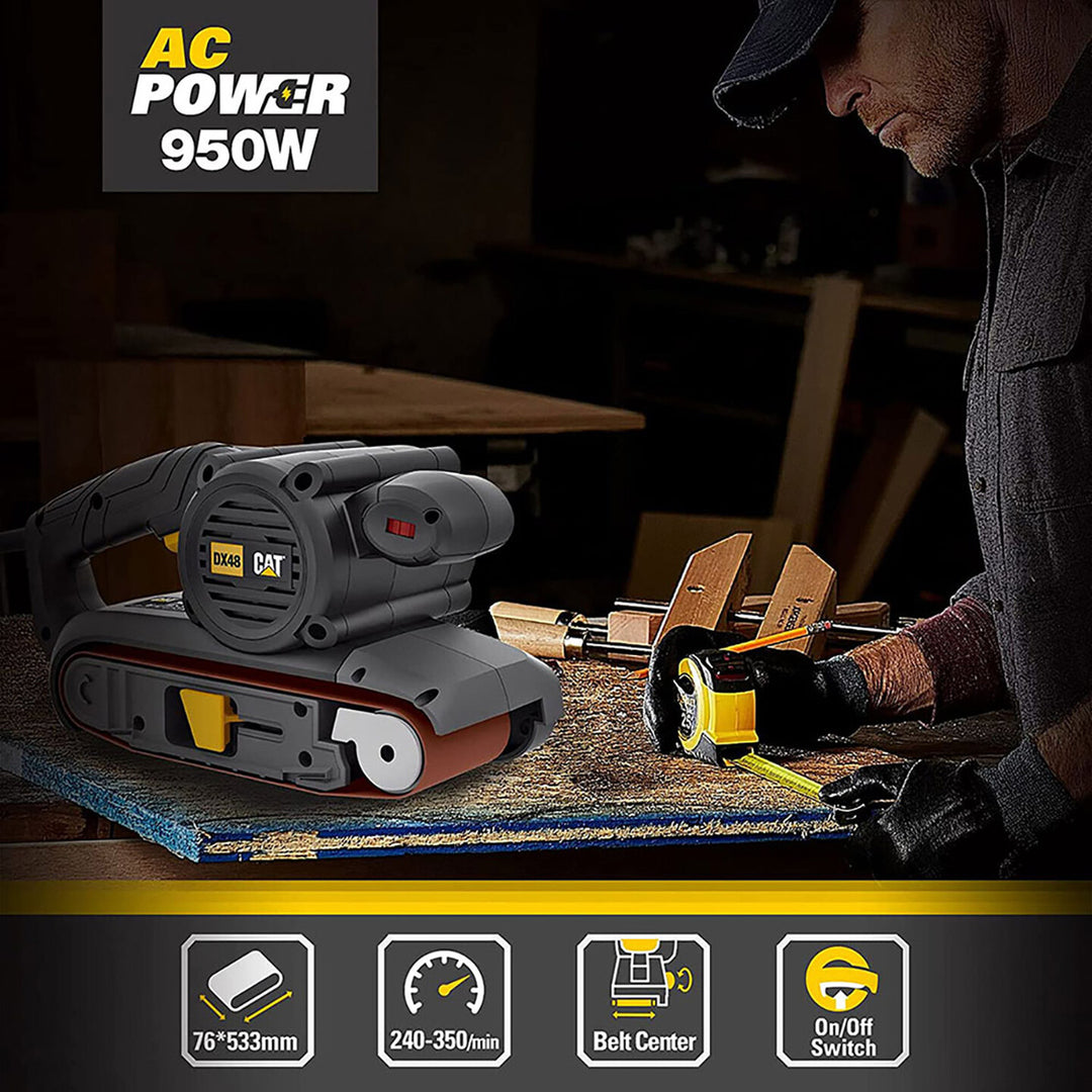 Cat DX48 950Watt Profesyonel Devir Ayarlı Tank Zımpara 4