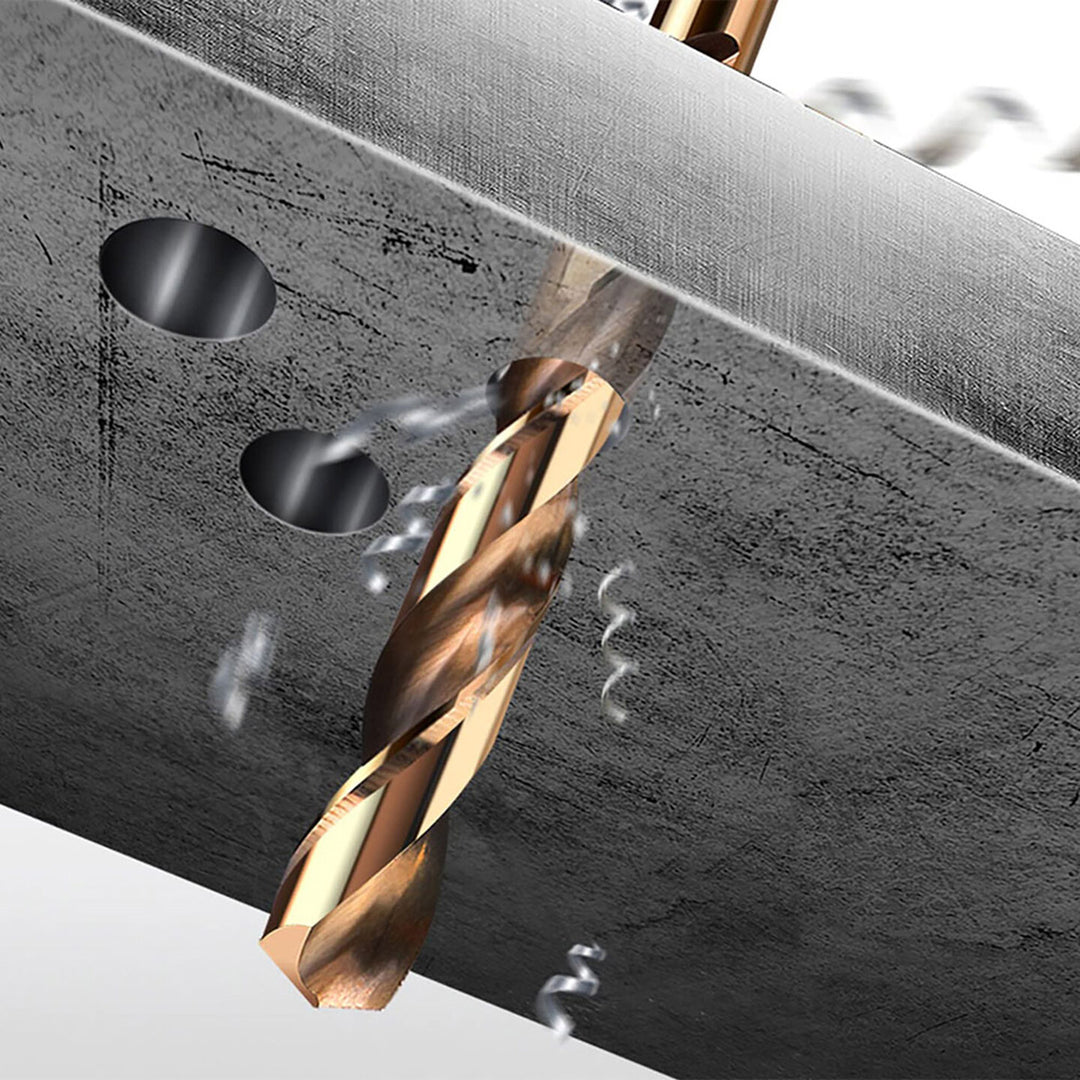 Cat DA02901 16 Parça Profesyonel Titanyum Kaplama HSS Metal Delici Matkap Ucu 8