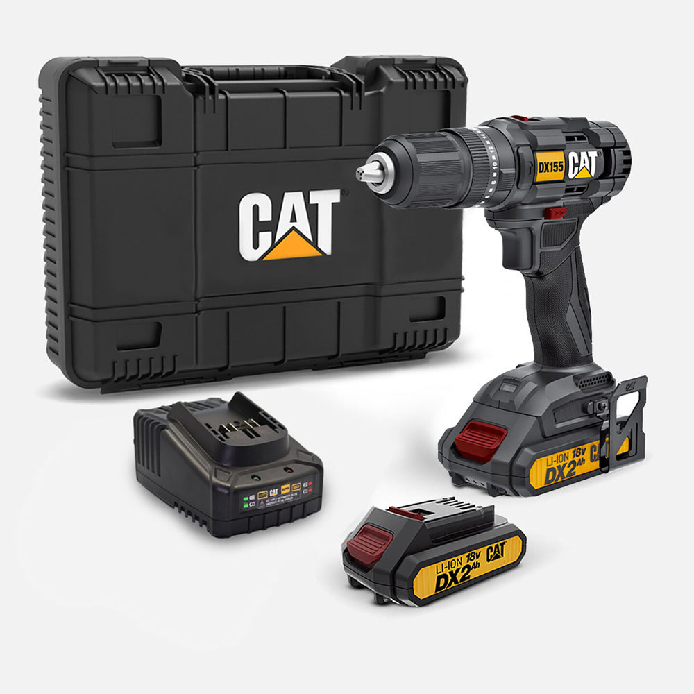 CAT DX155.1 18Volt/2.0Ah Li-ion Çift Akülü Profesyonel Şarjlı Darbeli Matkap 2