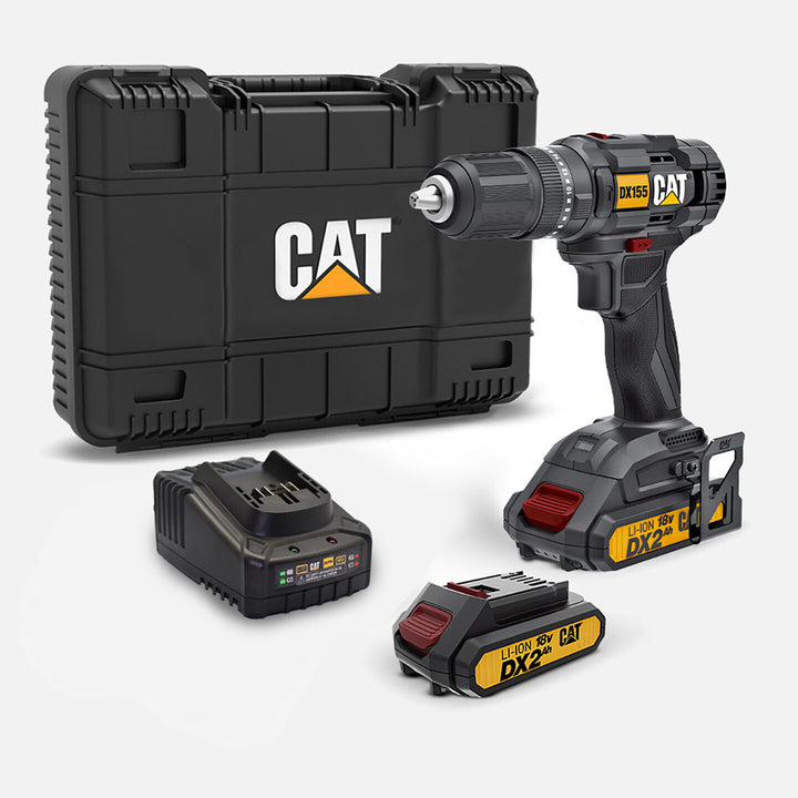 CAT DX155.1 18Volt/2.0Ah Li-ion Çift Akülü Profesyonel Şarjlı Darbeli Matkap 2