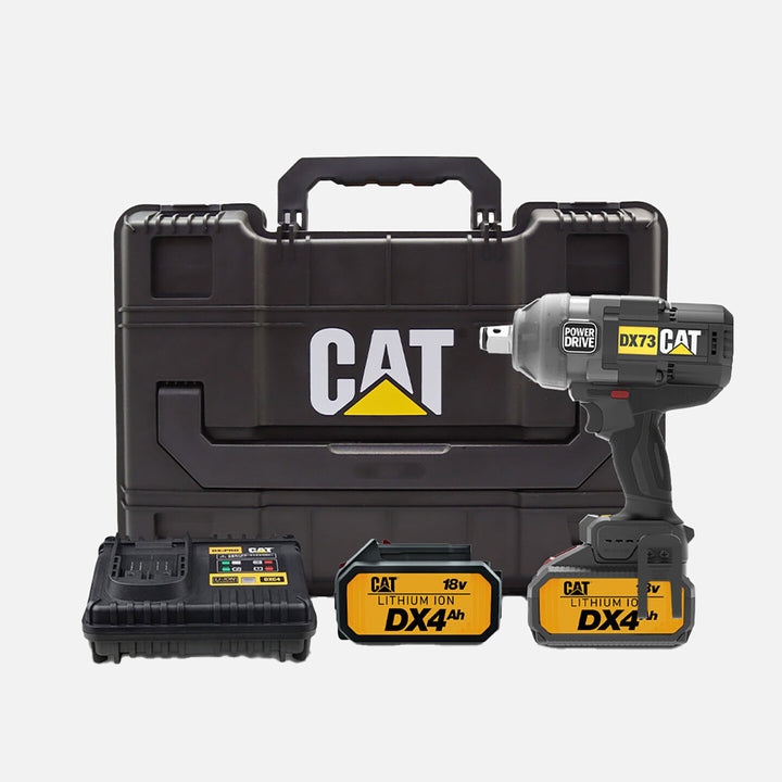 CAT DX73 18Volt 4.0 Ah. Çift Akülü 1700/2100Nm Kömürsüz Profesyonel Şarjlı Somun Sıkma 2