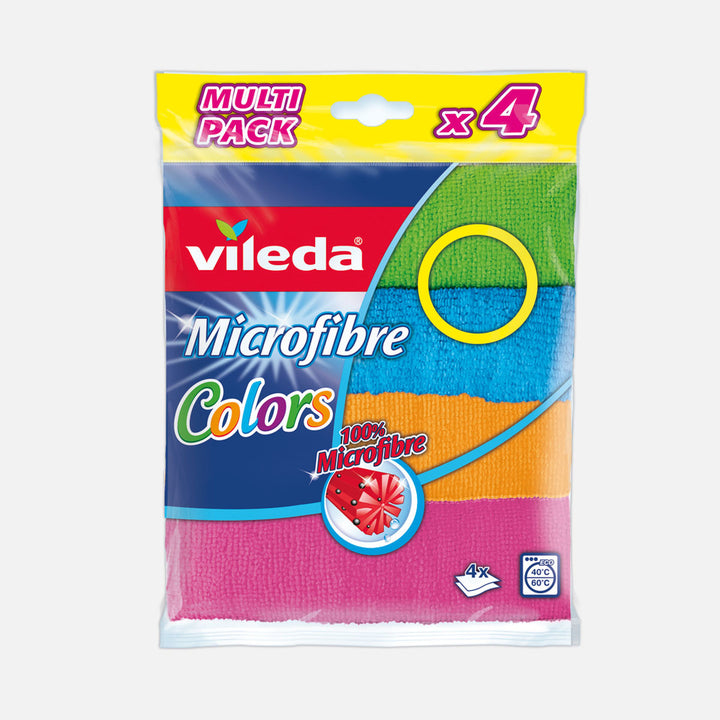 Vileda Mikfofiber Colors 4`lü 6