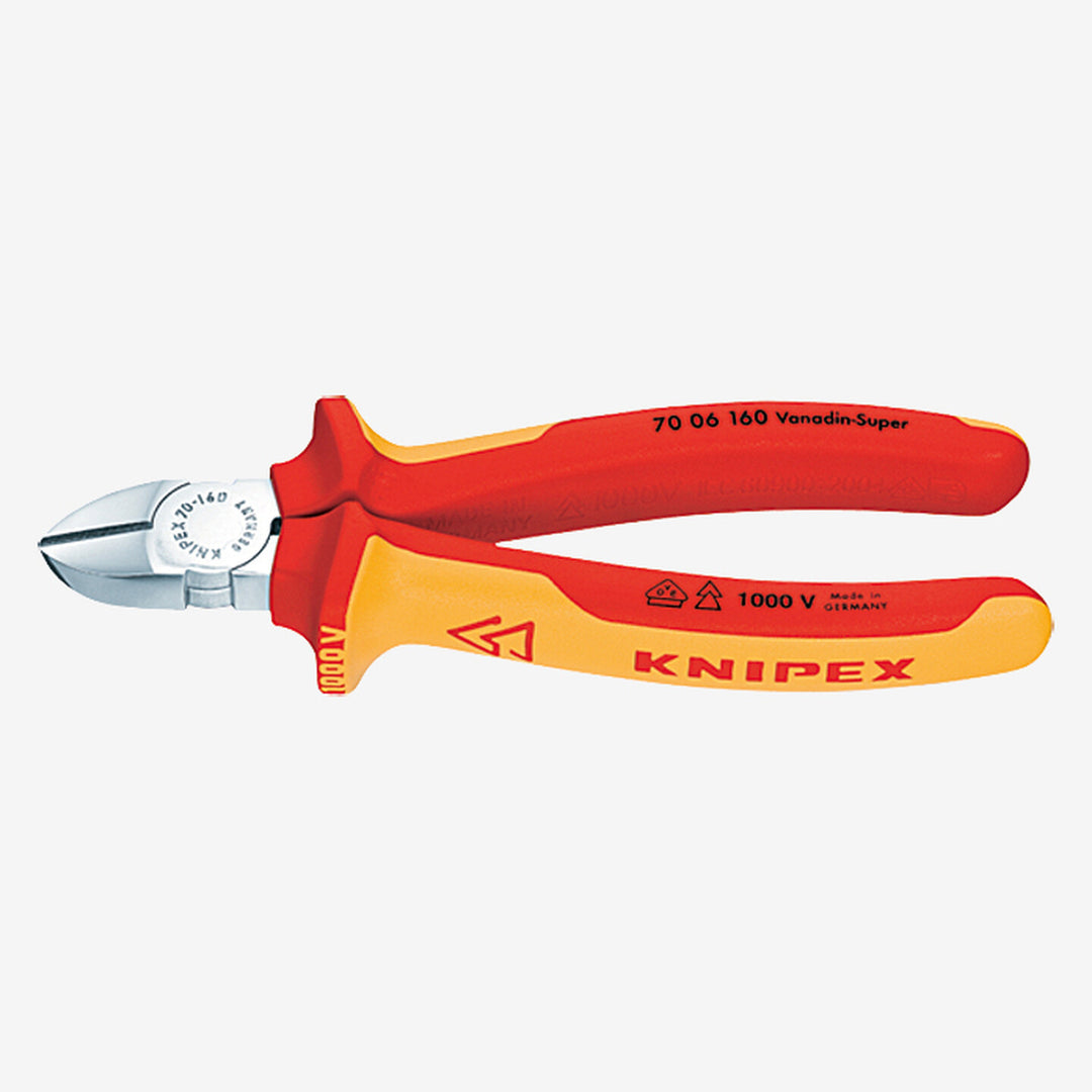 Knipex Krom kaplama VDE 160 mm Yan keski 3