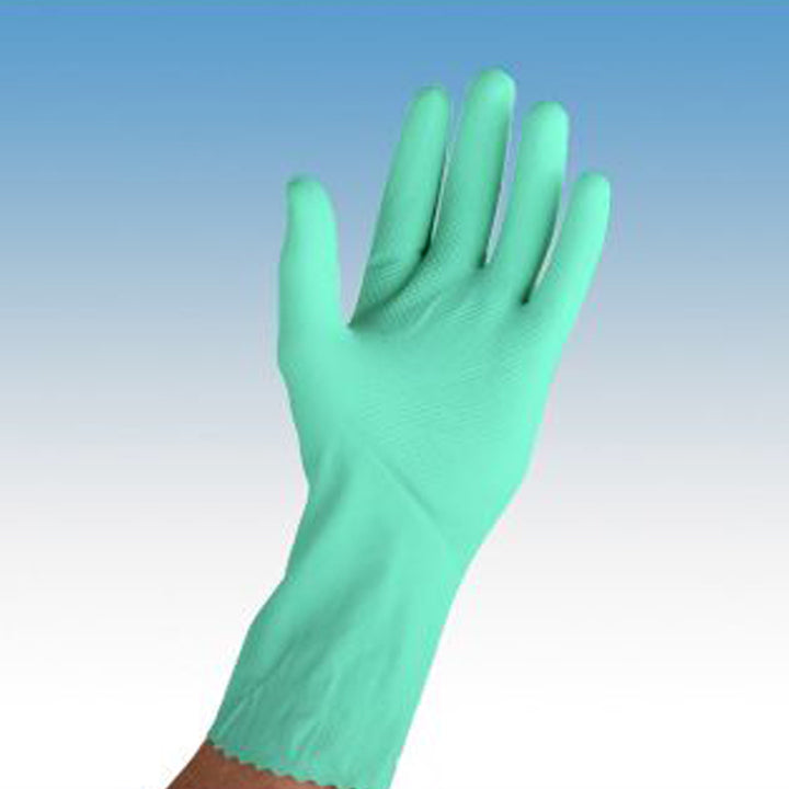 Vileda Standart Pamuklu Tek Medium Temizlik Eldiveni Yeşil 4