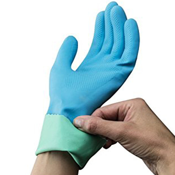 Vileda Comfort &amp; Care Tek Large Temizlik Eldiveni Mavi 3