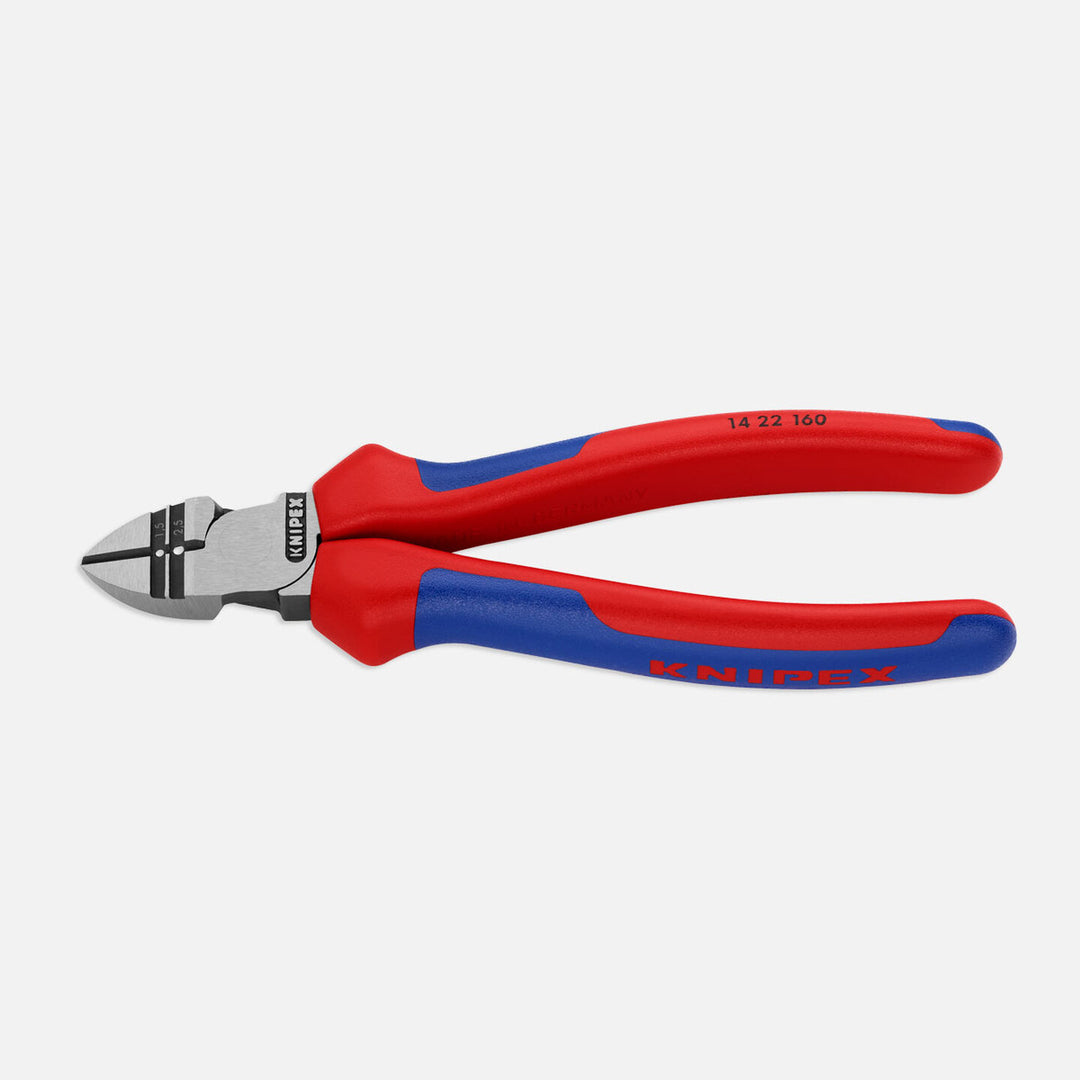 Knipex Fosfat Kaplama 160 mm Yan Keski (Kablo Siyirma Özelligi İle)