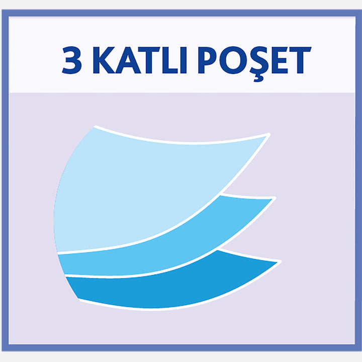 Vileda  Vileda Büzgülü Çöp Torbası Orta 15li-30 Litre 5