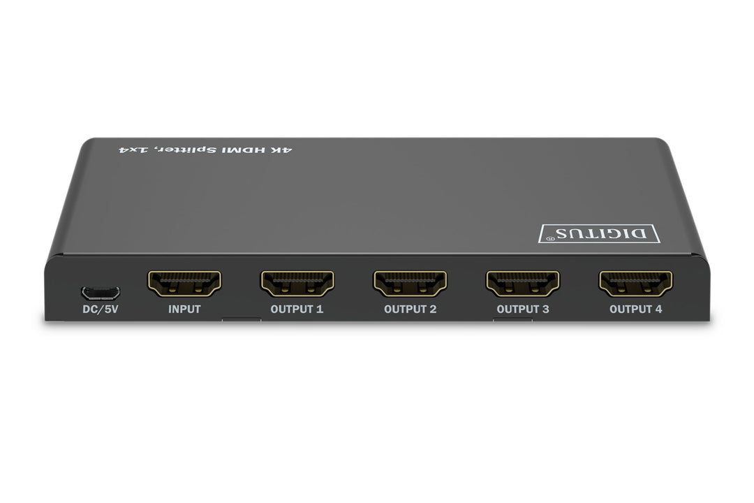 Digitus DIGITUS 4K HDMI Splitter, 1x4, 4K/60Hz HDCP 2.2, EDID Control (DS-55337) 3